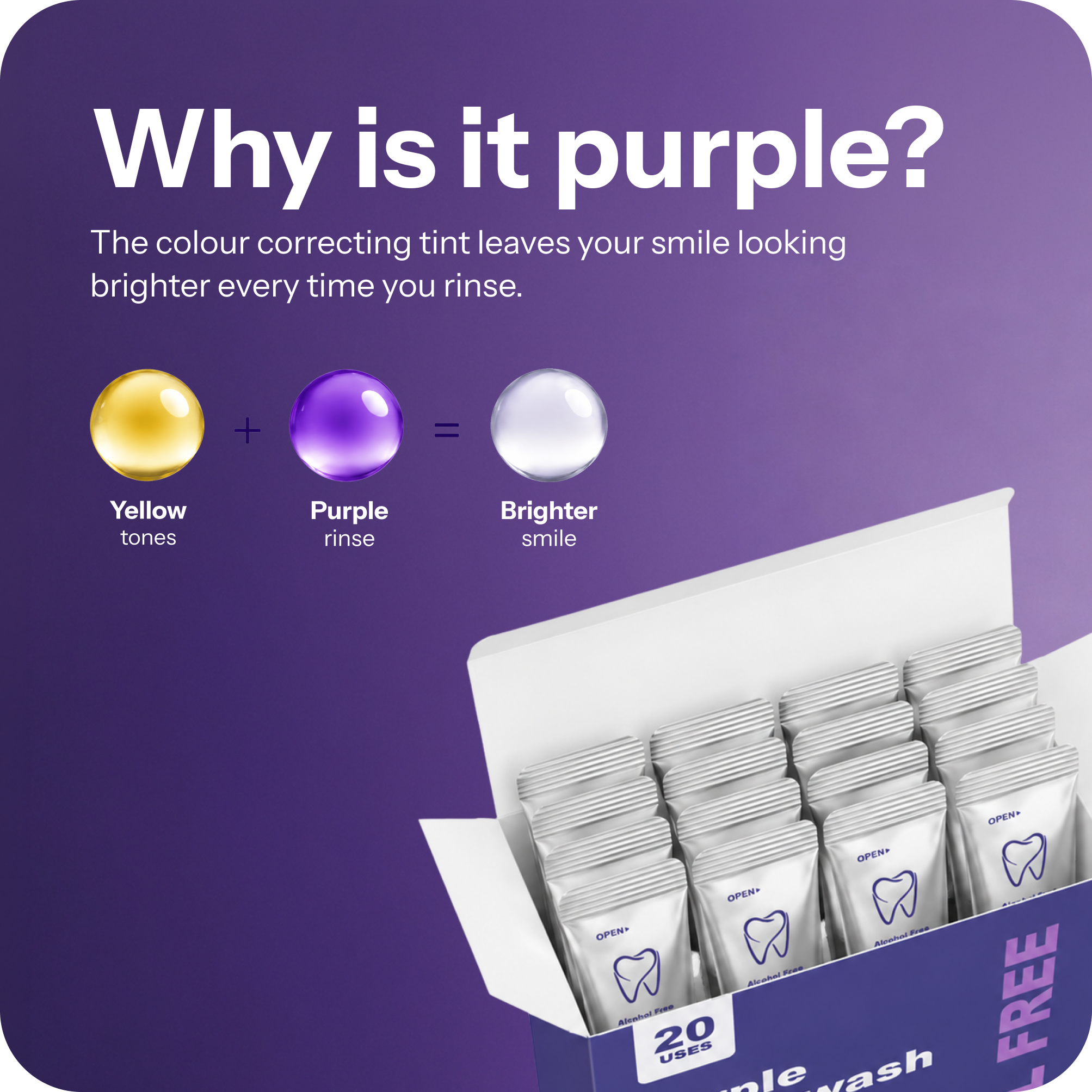 Purple Mouthwash